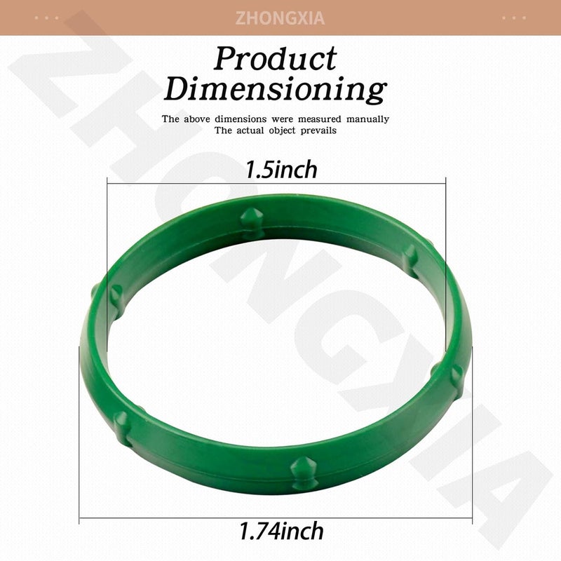 ZHONGXIA 3 Pcs 594209 Seal-O Ring Compatible with BS Engines Intake Manifold, Green - Image 2
